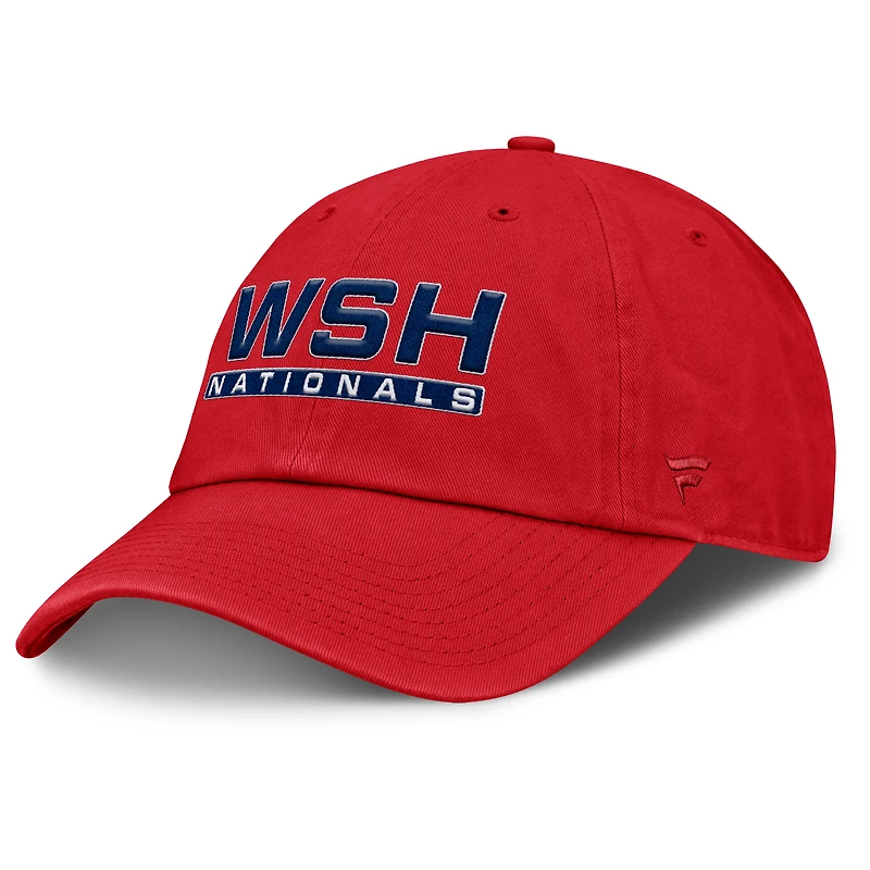 Women's Fanatics Red Washington Nationals Fly Out Adjustable Hat
