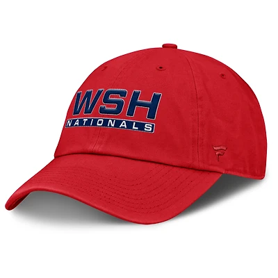 Women's Fanatics Red Washington Nationals Fly Out Adjustable Hat