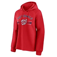 Sweat à capuche rouge Fanatics pour femmes des Nationals de Washington Perfect Play Raglan
