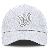Casquette ajustable Fanatics blanche Washington Nationals Umbra pour femmes