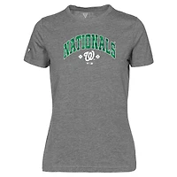 Women's Levelwear Washington Nationals St. Patrick's Day Maddox Plaid T-Shirt