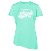 Women's Levelwear  Mint Washington Nationals Birch Sweep T-Shirt