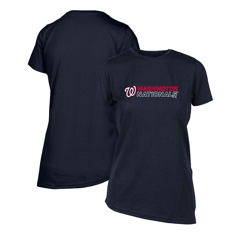 Women's Levelwear  Navy Washington Nationals Birch Chase T-Shirt