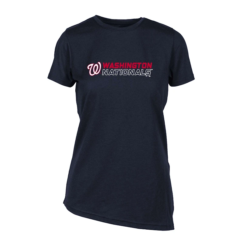 Women's Levelwear  Navy Washington Nationals Birch Chase T-Shirt