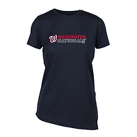 Women's Levelwear  Navy Washington Nationals Birch Chase T-Shirt