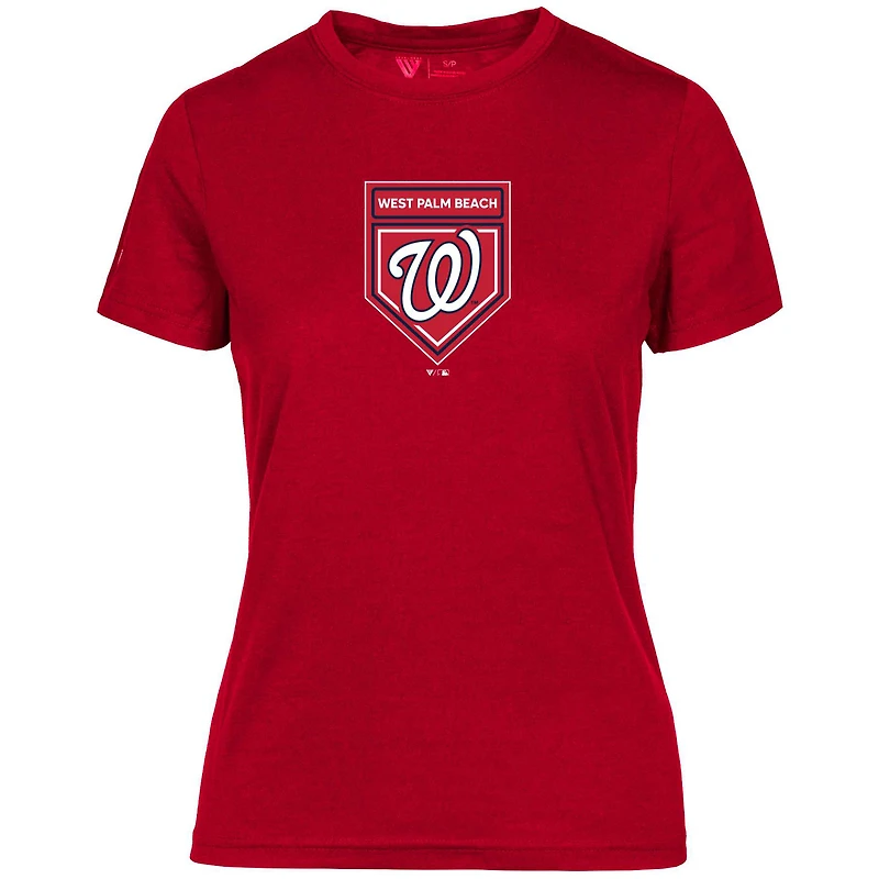 Women's Levelwear Red Washington Nationals 2024 Spring Training Maddox T-Shirt