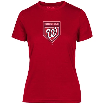 Women's Levelwear Red Washington Nationals 2024 Spring Training Maddox T-Shirt