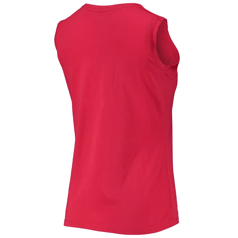 Débardeur rouge Levelwear Washington Nationals Macy pour femme