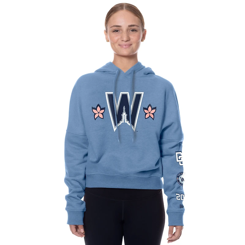 Women's New Era Blue Washington Nationals 2025 City Connect Pullover Hoodie