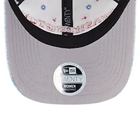 Women's New Era  Light Blue Washington Nationals Daisy All Over 9TWENTY Adjustable Hat