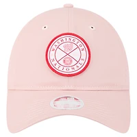 Casquette ajustable Bloom 9TWENTY rose des Nationals de Washington New Era pour femme