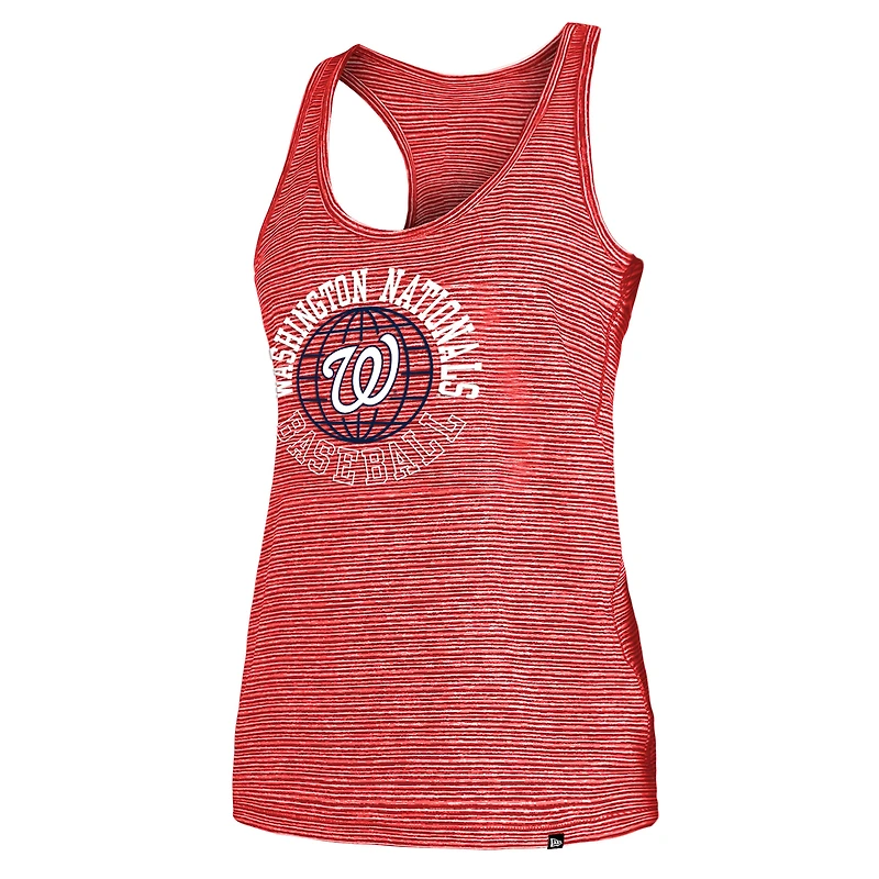 Débardeur à dos nageur actif des Washington Nationals pour femme New Era rouge
