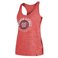Débardeur à dos nageur actif des Washington Nationals pour femme New Era rouge