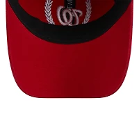Casquette ajustable 9TWENTY New Era pour femme, rouge, Washington Nationals Leaves