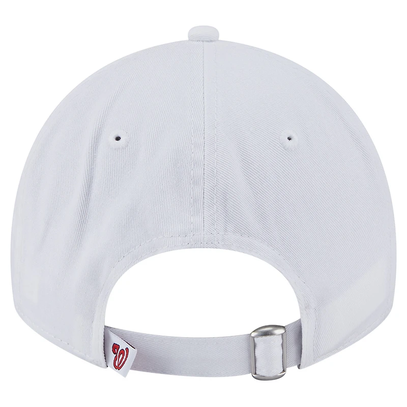Casquette ajustable 9TWENTY blanche New Era pour femme