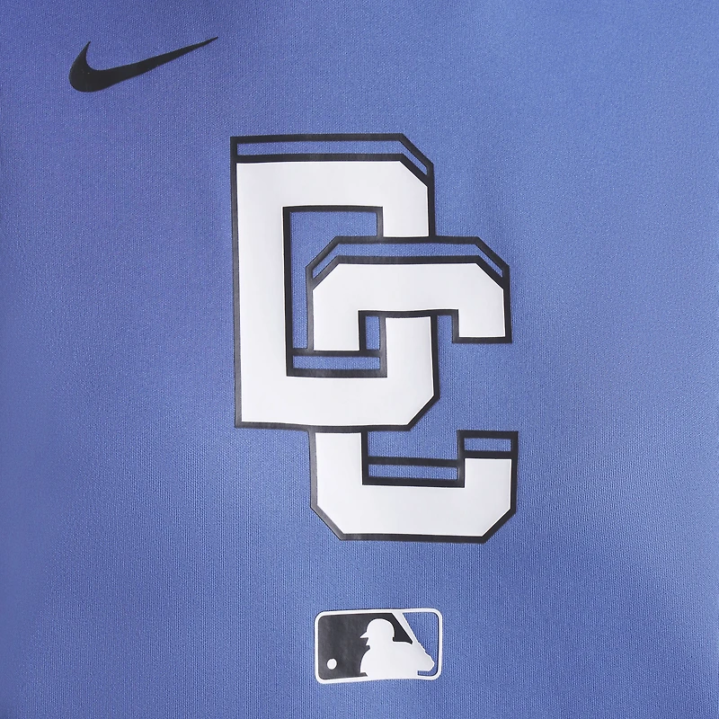 Women's Nike Blue Washington Nationals 2025 City Connect Authentic Collection Therma Hoodie