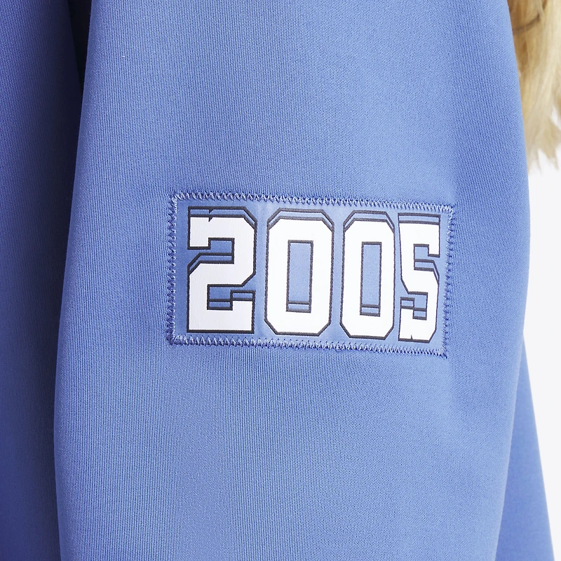 Sweat à capuche Nike bleu Washington Nationals 2025 City Connect Authentic Collection Therma pour femme