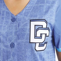 Maillot Nike CJ Abrams bleu pour femme des Washington Nationals 2025 City Connect Limited