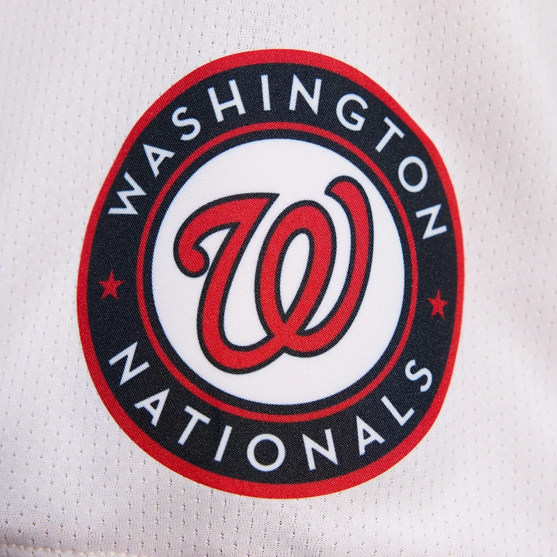 Women's Nike CJ Abrams White Washington Nationals Home Limited Player Jersey