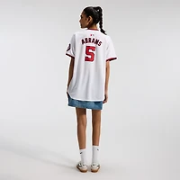Women's Nike CJ Abrams White Washington Nationals Home Limited Player Jersey