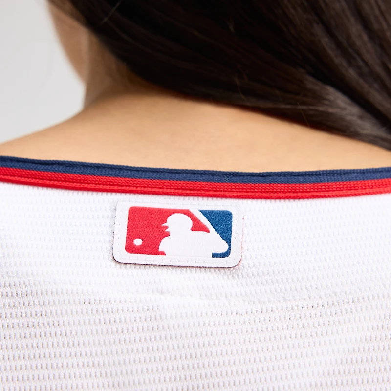 Women's Nike CJ Abrams White Washington Nationals Home Replica Player Jersey
