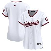 Maillot domicile Nike blanc Washington Nationals pour femmes, édition limitée