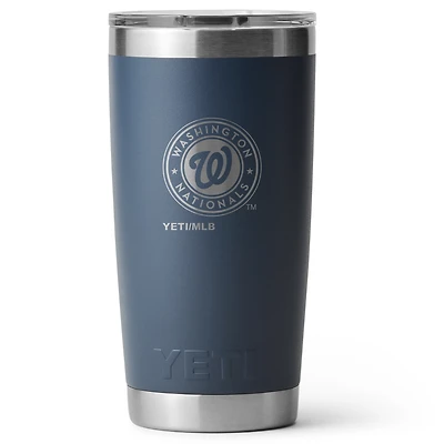 Gobelet Rambler YETI Washington Nationals Secondary 20 oz avec couvercle Magslider