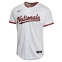 Maillot de joueur alternatif Nike Dylan Crews blanc des Nationals Washington pour jeunes