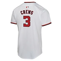 Maillot de joueur alternatif Nike Dylan Crews blanc des Nationals Washington pour jeunes