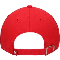 '47 Red Washington Nationals Team Logo Clean Up Casquette ajustable pour jeune