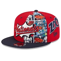 Youth New Era Red/Navy Washington Nationals 2025 MLB Diamond Hero Edition 9FIFTY Snapback Hat