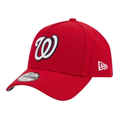 Casquette ajustable New Era rouge Washington Nationals 9FORTY pour jeunes