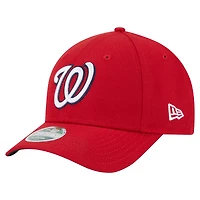 Casquette ajustable 9FORTY pour jeune joueur des Nationals de Washington New Era rouge
