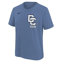 T-shirt Nike bleu pour jeune Washington Nationals 2025 City Connect avec logo