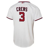 Maillot Nike Dylan Crews blanc pour jeunes des Washington Nationals à domicile