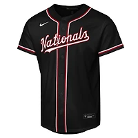 Maillot réplique Nike James Wood noir des Washington Nationals pour jeunes