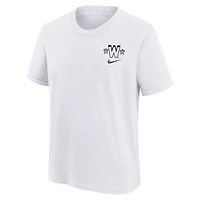 T-shirt Nike blanc City Connect 2025 pour jeunes des Washington Nationals
