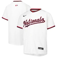 Maillot de match à domicile Nike blanc pour jeunes des Washington Nationals