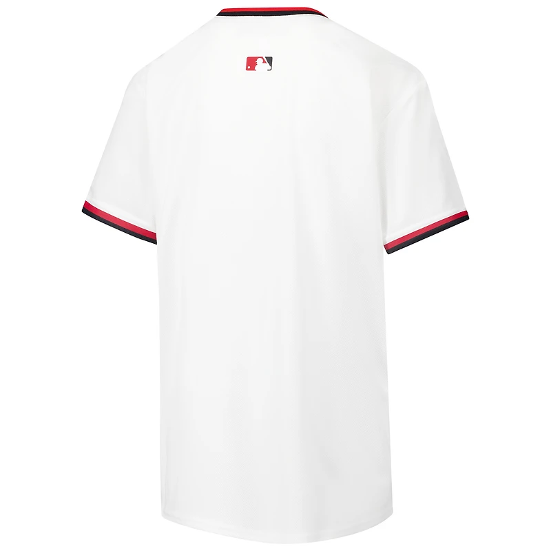 Maillot de match à domicile Nike blanc pour jeunes des Washington Nationals