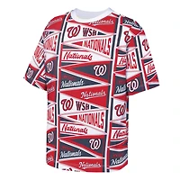Youth Outerstuff  Red Washington Nationals All-Over Pennant T-Shirt