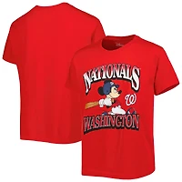T-shirt Disney Game Day des Nationals de Washington rouge pour jeune