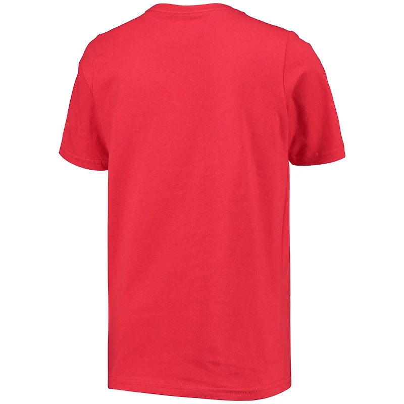 T-shirt rouge pour jeunes des Nationals de Washington avec séquence victoires