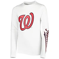 Ensemble de t-shirts pour jeunes Stitches rouge/blanc des Washington Nationals