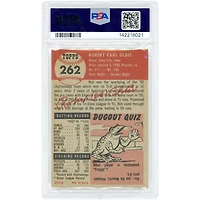 Carte de recrue Bob Oldis, Washington Senators, 1953 Topps n° 262, authentifiée PSA 5
