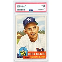 Carte de recrue Bob Oldis, Washington Senators, 1953 Topps n° 262, authentifiée PSA 5