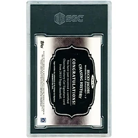 Bucky Jacobs Washington Senators Autographed 2013 Topps Chasing History Cut Signatures #CHCS-BJ #1/1 SGC Authenticated Card