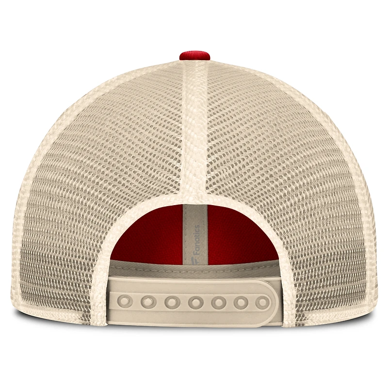 Casquette ajustable en maille Eastbound de la collection Cooperstown des Washington Senators pour hommes Fanatics rouge/naturel
