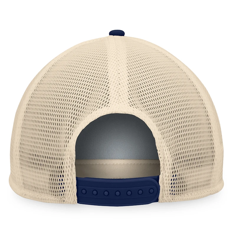 Casquette Snapback de camionneur en mousse Talley de la collection Cooperstown des Sénateurs de Washington Fanatics rouge/bleu marine pour hommes
