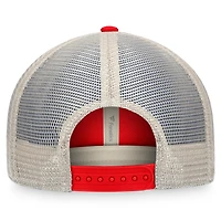 Casquette réglable de camionneur avec patch de la collection Cooperstown des Sénateurs de Washington Fanatics rouges pour hommes
