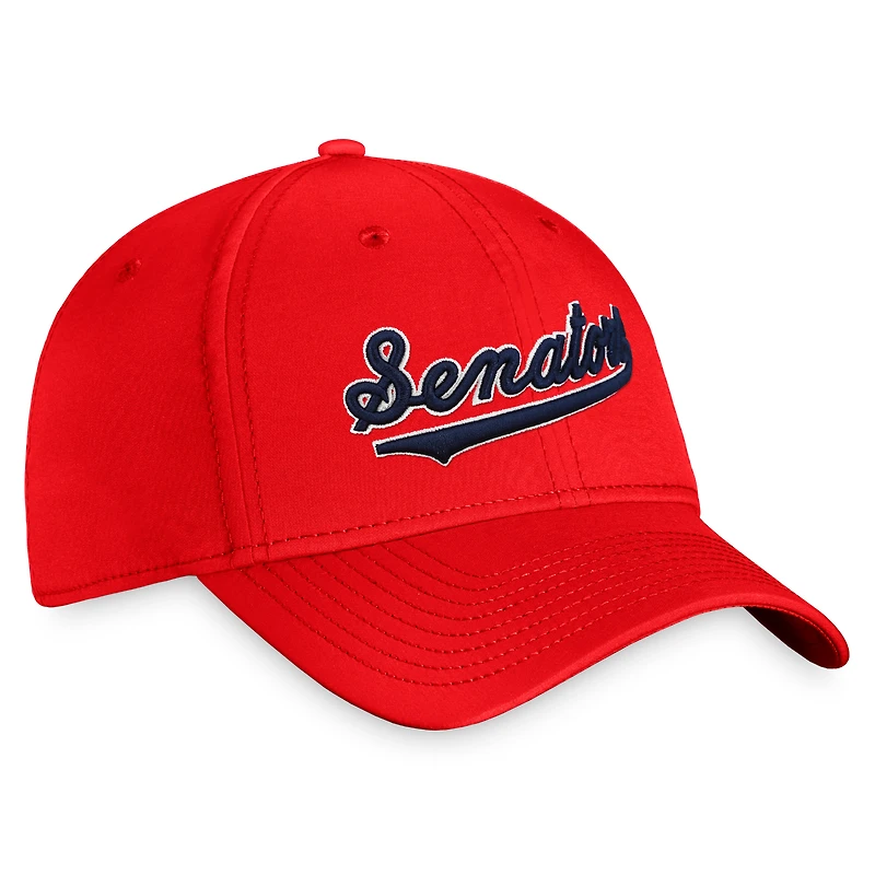 Men's Fanatics Red Washington Senators Cooperstown Core Flex Hat